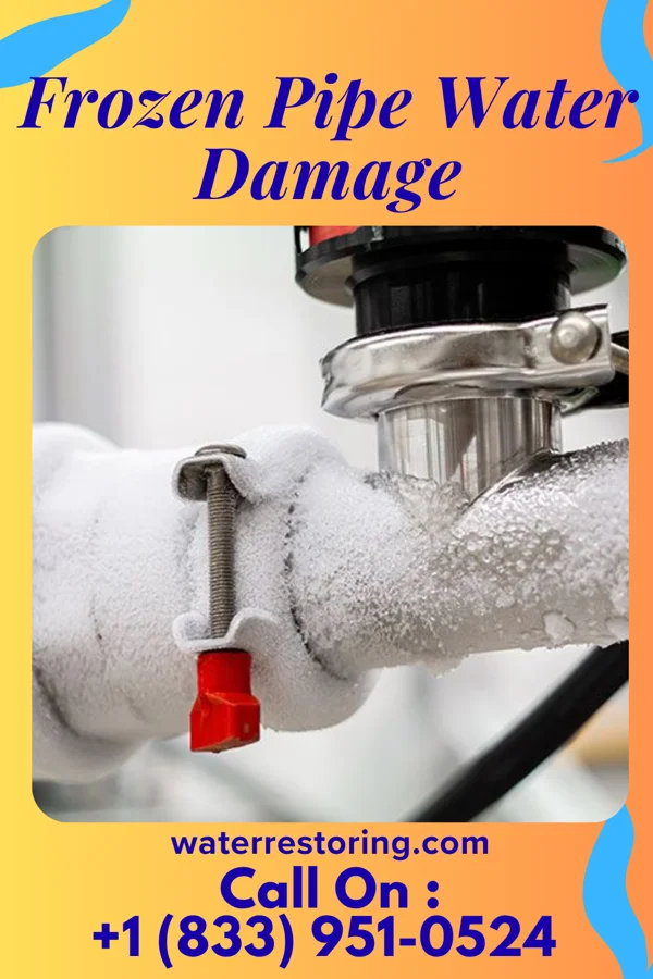 Frozen Pipe Water Damage in Shenandoah Farms, VA